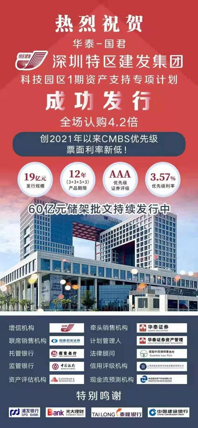 观韬交易|观韬中茂助力特区建发集团成功发行CMBS